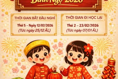Thông báo lịch nghỉ tết nguyên đán Bính Ngọ – 2026