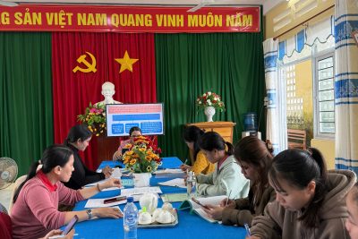 Trường mầm non Ba Khâm tổ chức tập huấn chuyên môn (đợt 2)