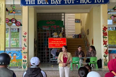 TRƯỜNG MẦM NON BA KHÂM THỰC HIỆN CẤP PHÁT CÁC CHẾ ĐỘ, CHÍNH SÁCH CHO TRẺ THEO QUY ĐỊNH CỦA NHÀ NƯỚC