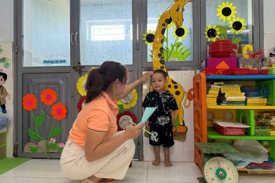Thông báo kết quả theo dõi sức khỏe cho trẻ, tháng 3/2026